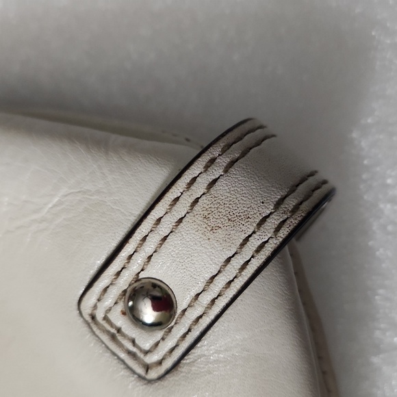 Coach White Leather Wristlet - Picture 10 of 10